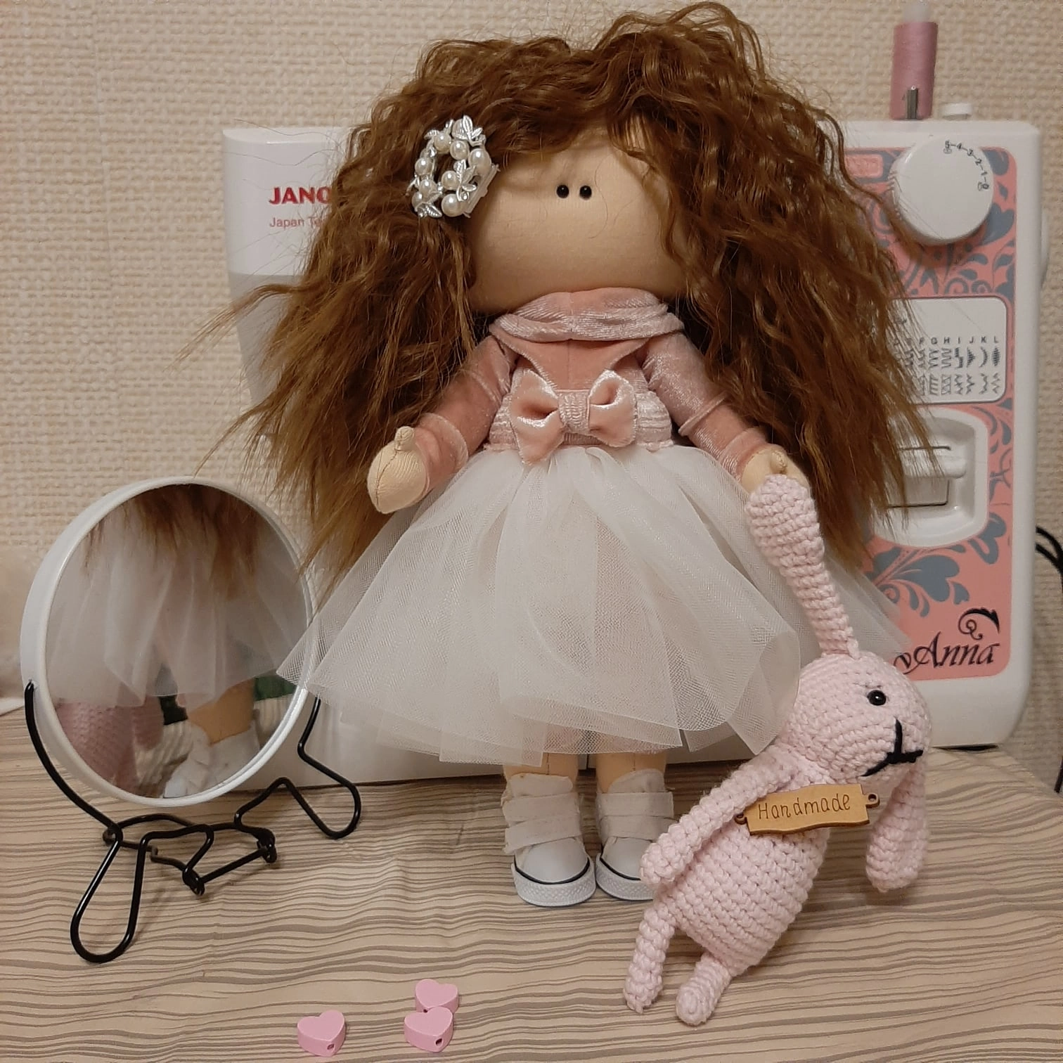 Кукла интерьерная текстильная