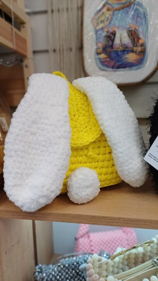 Рюкзак детский с плюшевыми ушками