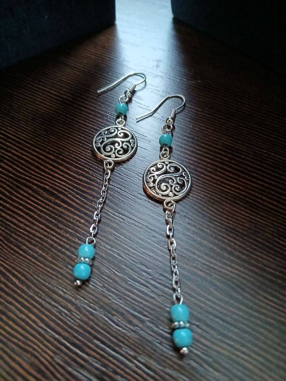 Серьги Круг света