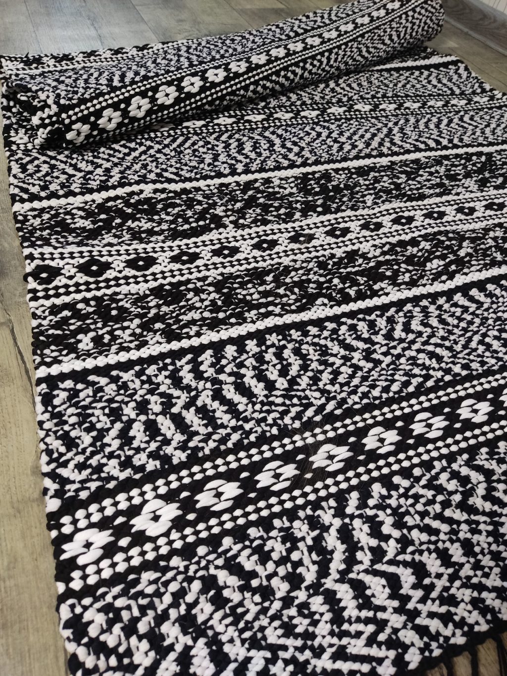 Домотканый половик «Карельская берёзка»