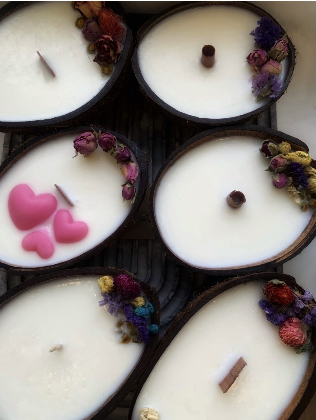 Света ароматическая в кокосе