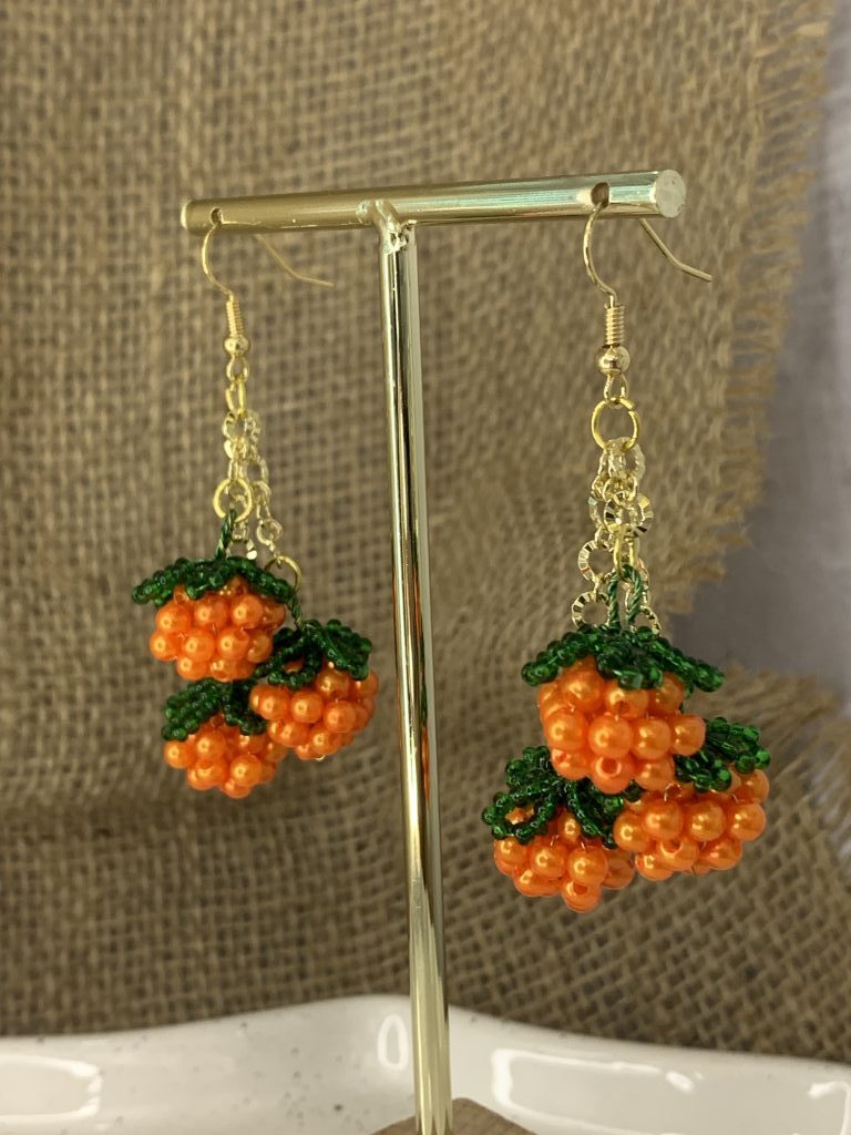 Серьги «Морошка»