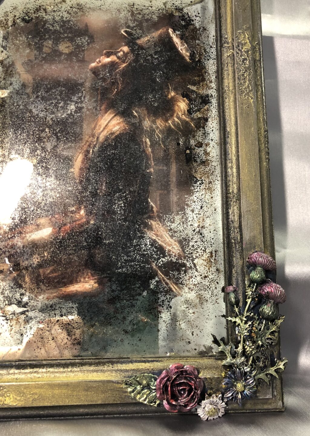 Зеркальная картина «Музыка в ночи»