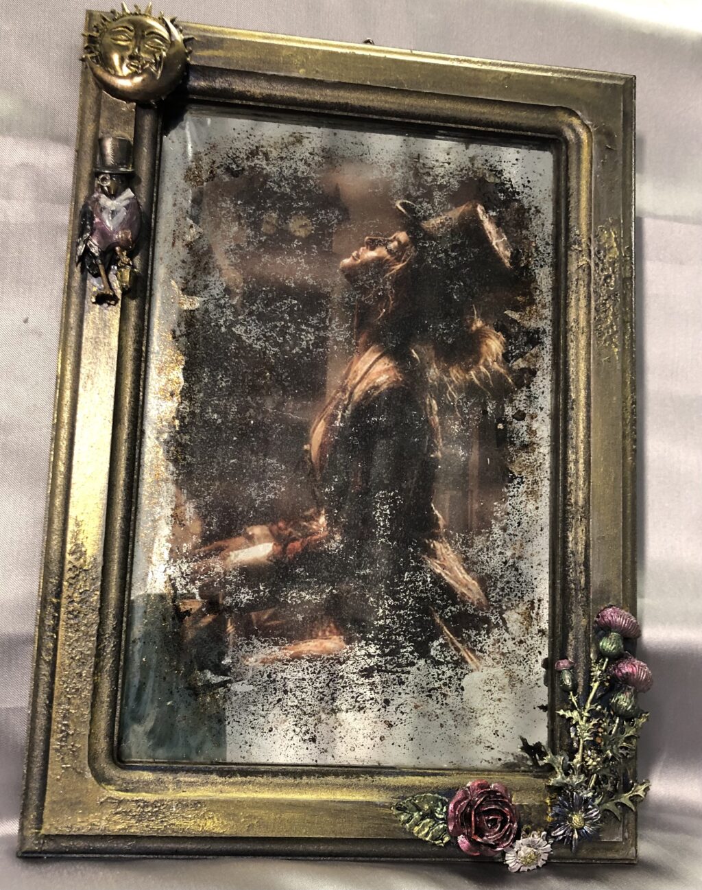 Зеркальная картина «Музыка в ночи»