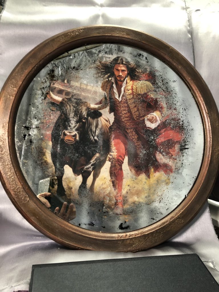 Зеркальная картина «Коррида»