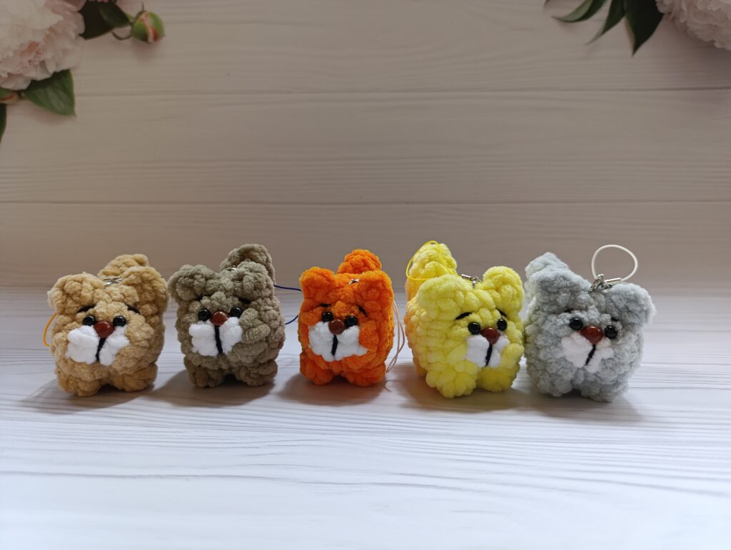 Брелок Котик-горошик