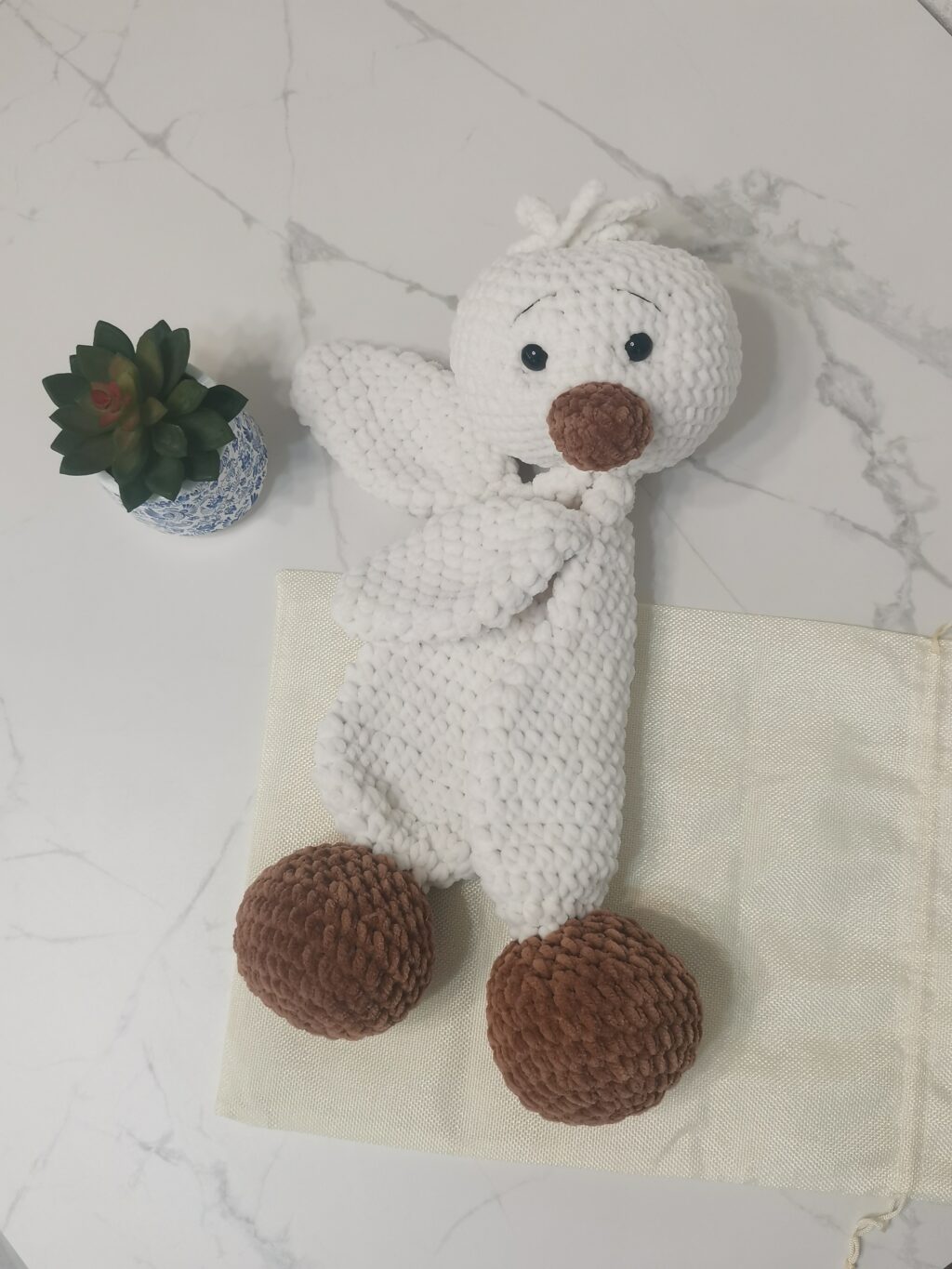 Комфортер-игрушка «Гусь-обнимусь»