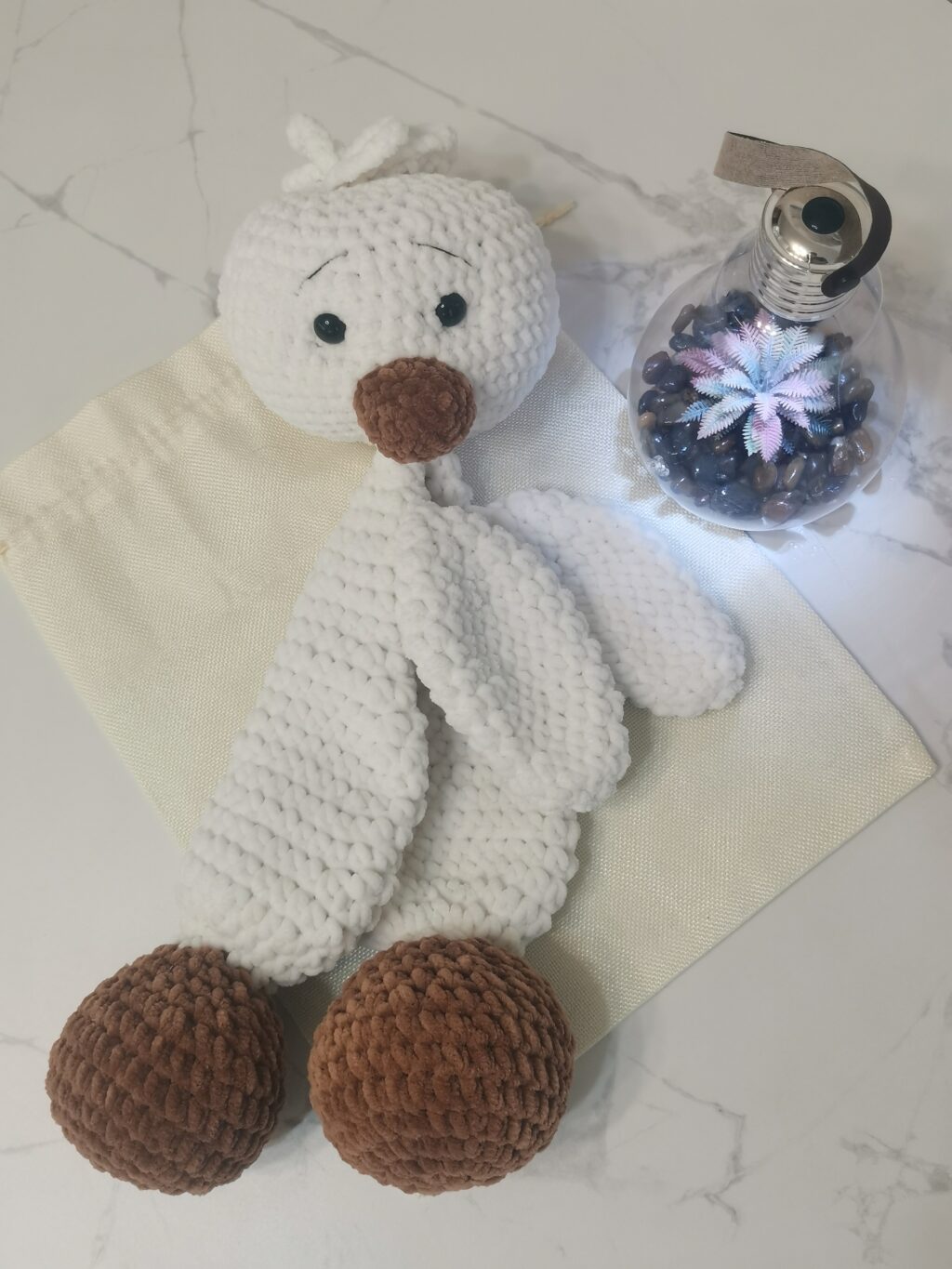 Комфортер-игрушка «Гусь-обнимусь»