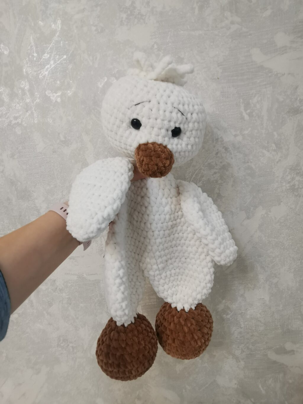 Комфортер-игрушка «Гусь-обнимусь»