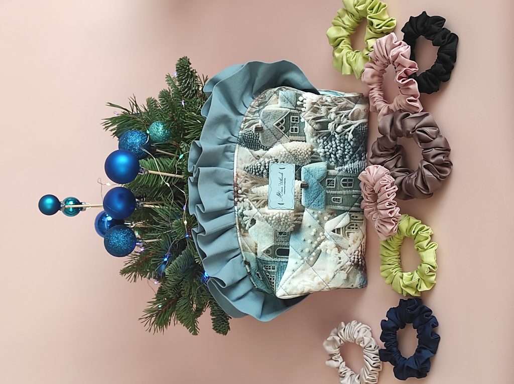 Косметичка из ранфорса «Домики»