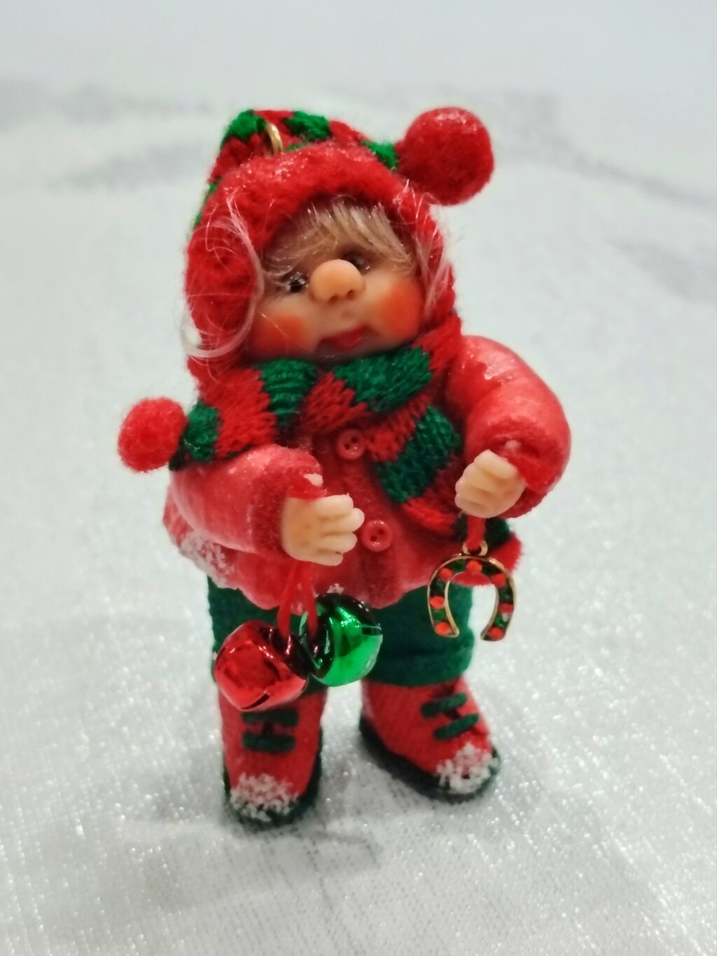 Ватная ёлочная игрушка