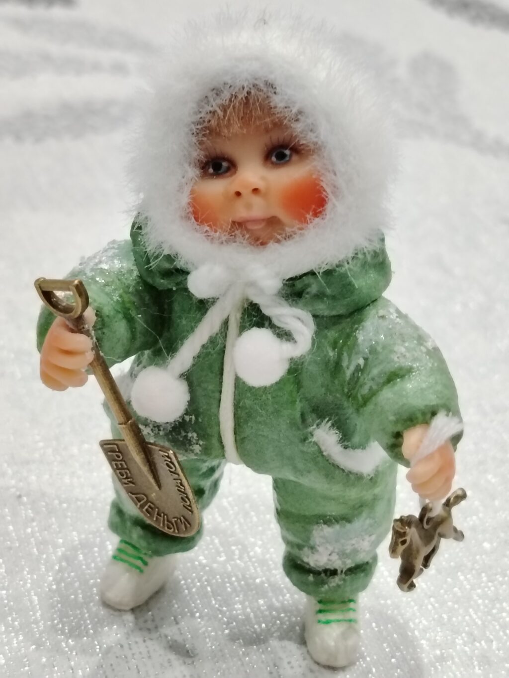 Ватные ёлочные игрушки