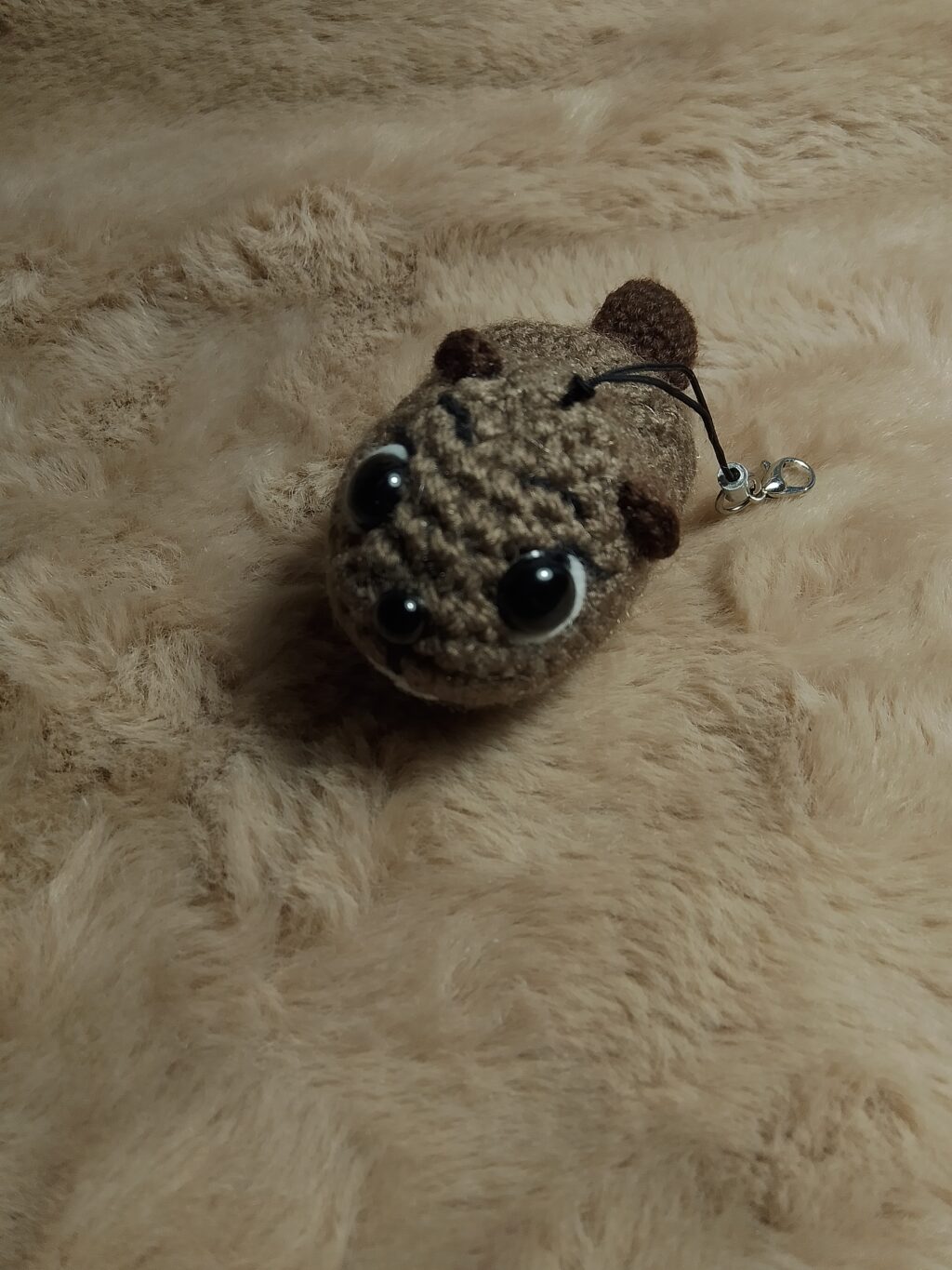 Брелок «бобрик с грустным взглядом»