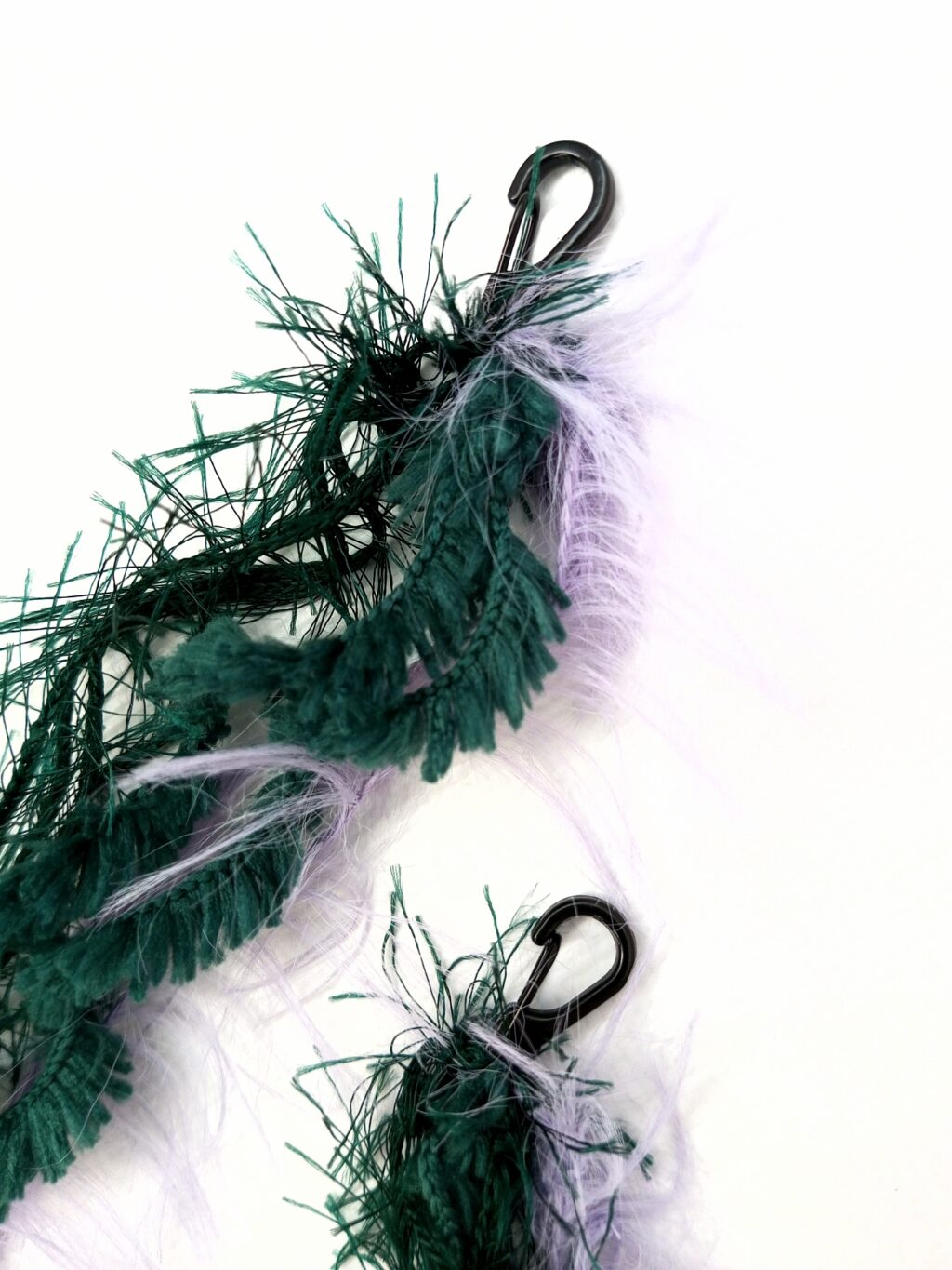 Сумка мох (меховая) изумруд