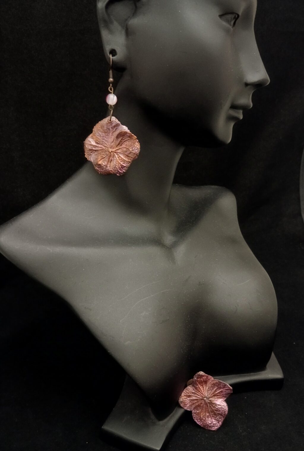 комплект Гортензия с агатом