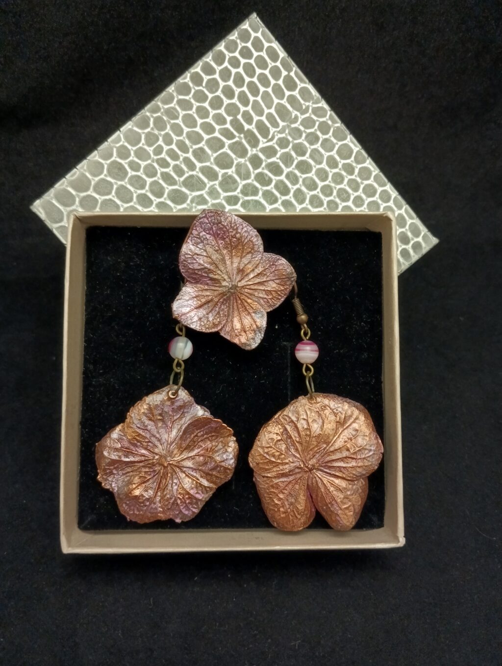 комплект Гортензия с агатом