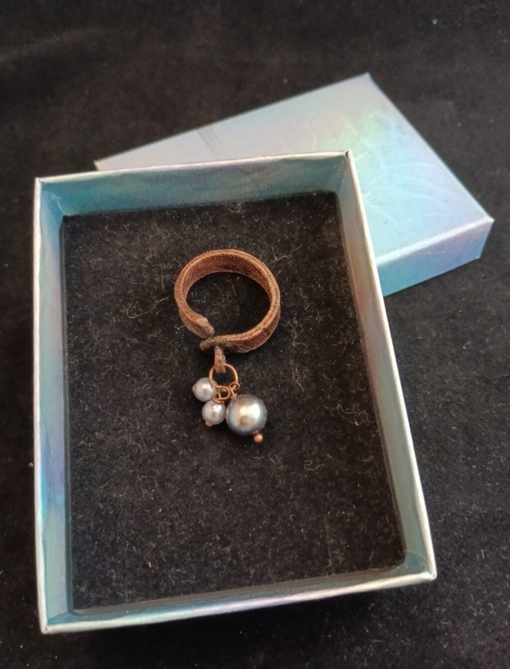 кольцо Чёрный жемчуг