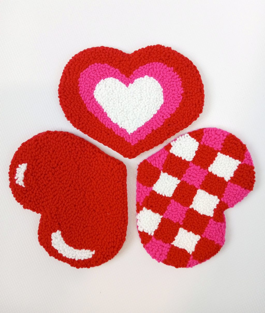 Сердце (мягкая валентинка, подставка под кружку))