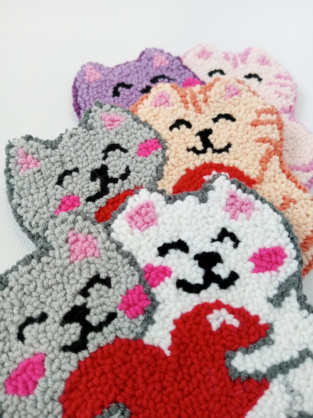 Котики Валя и Валентин (подставка под кружку)