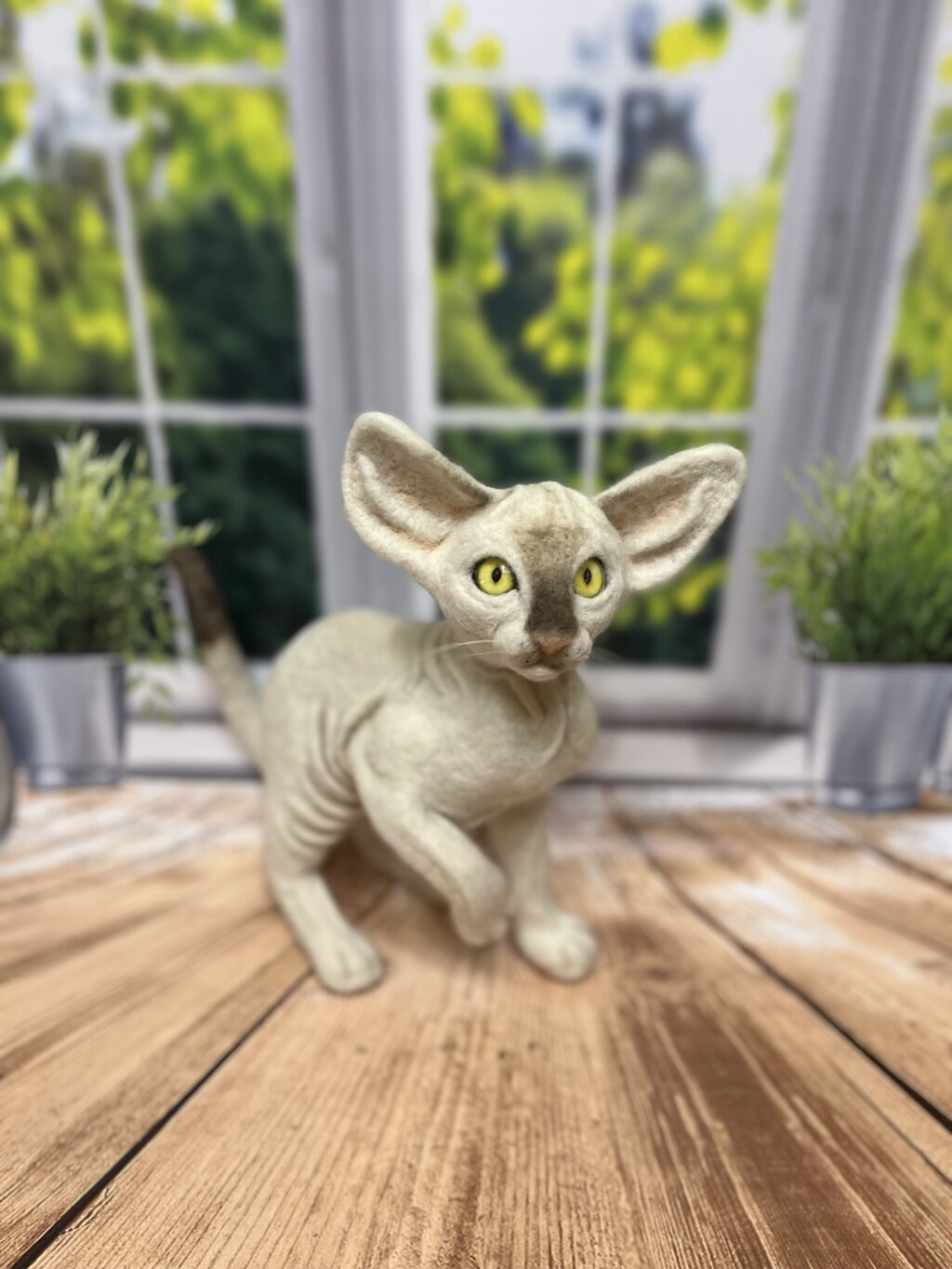 Сфинкс. Интерьерная игрушка из шерсти