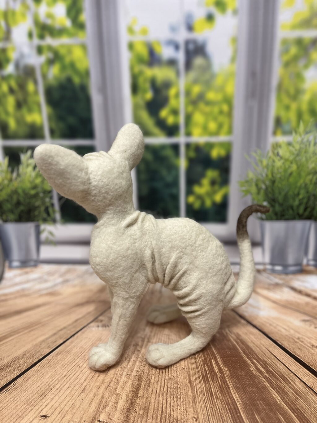 Сфинкс. Интерьерная игрушка из шерсти