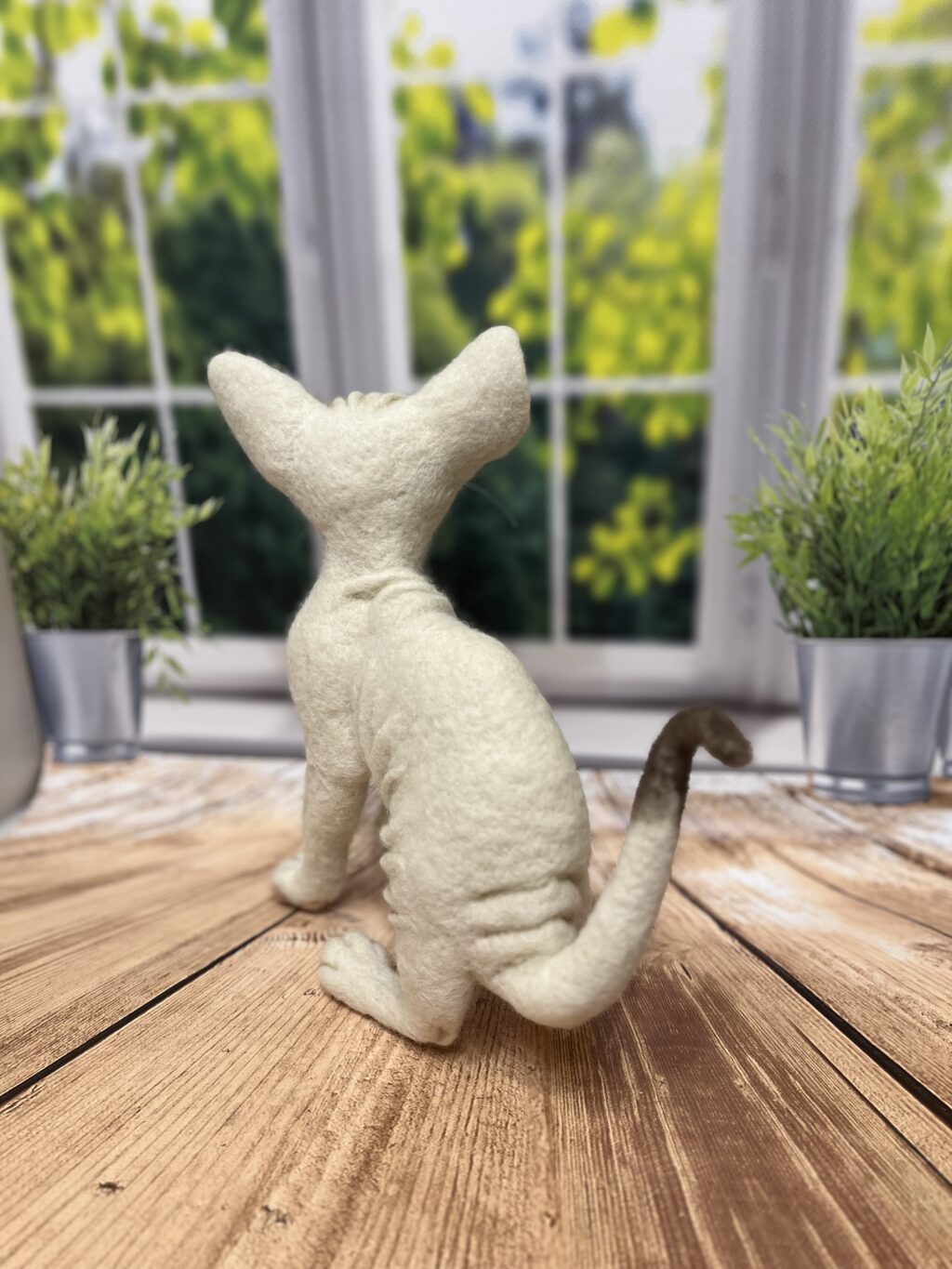 Сфинкс. Интерьерная игрушка из шерсти