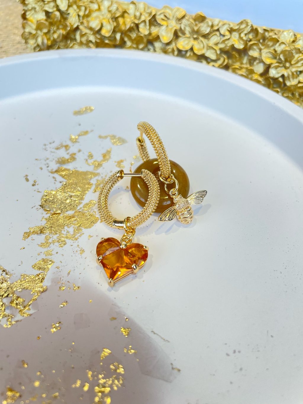 Серьги «Липовый мёд»