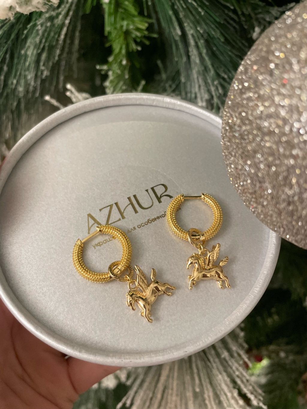 Серьги «Летающие лошадки»