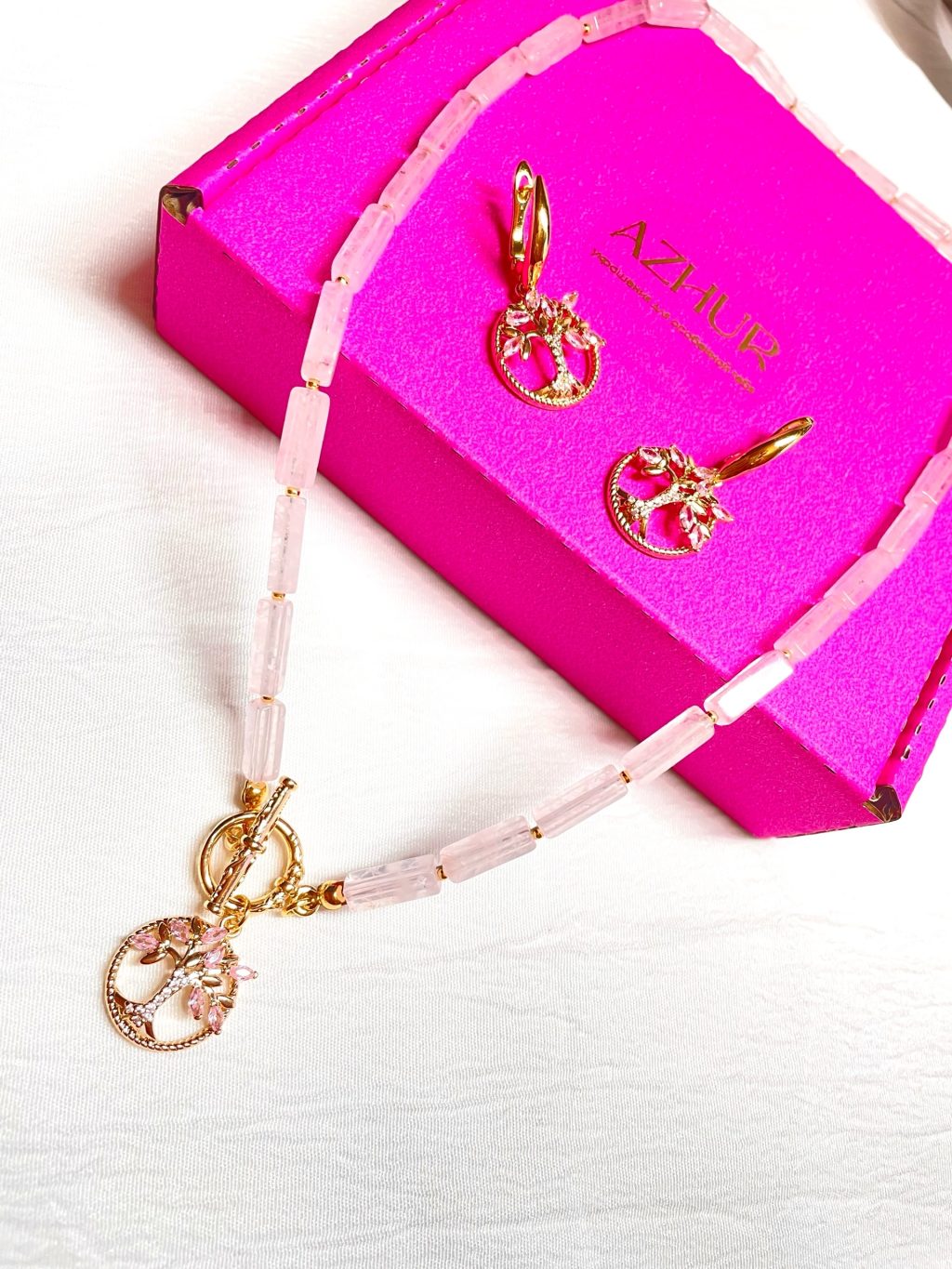 Серьги «Розовое дерево»