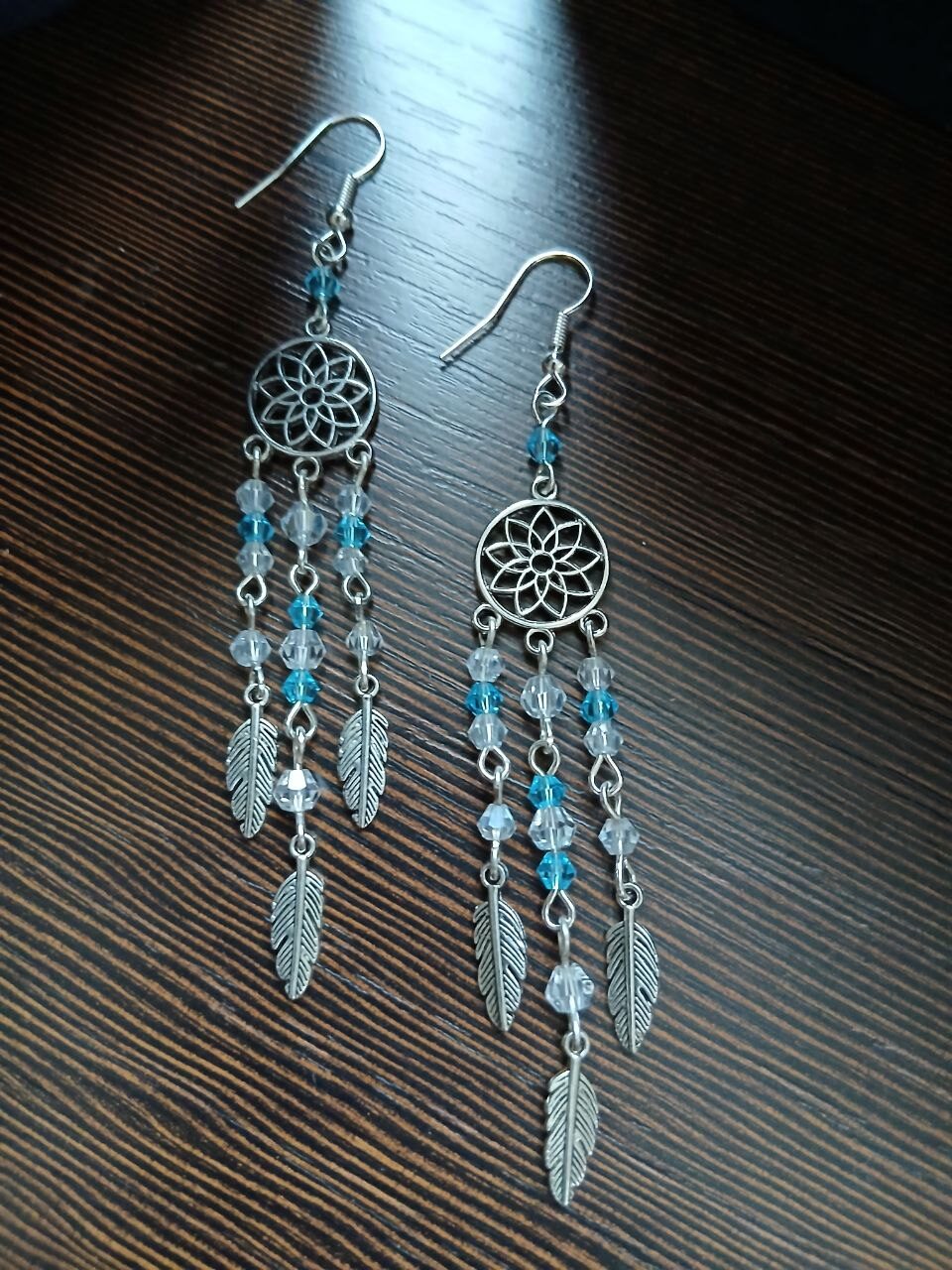 Серьги Ловцы лазурь