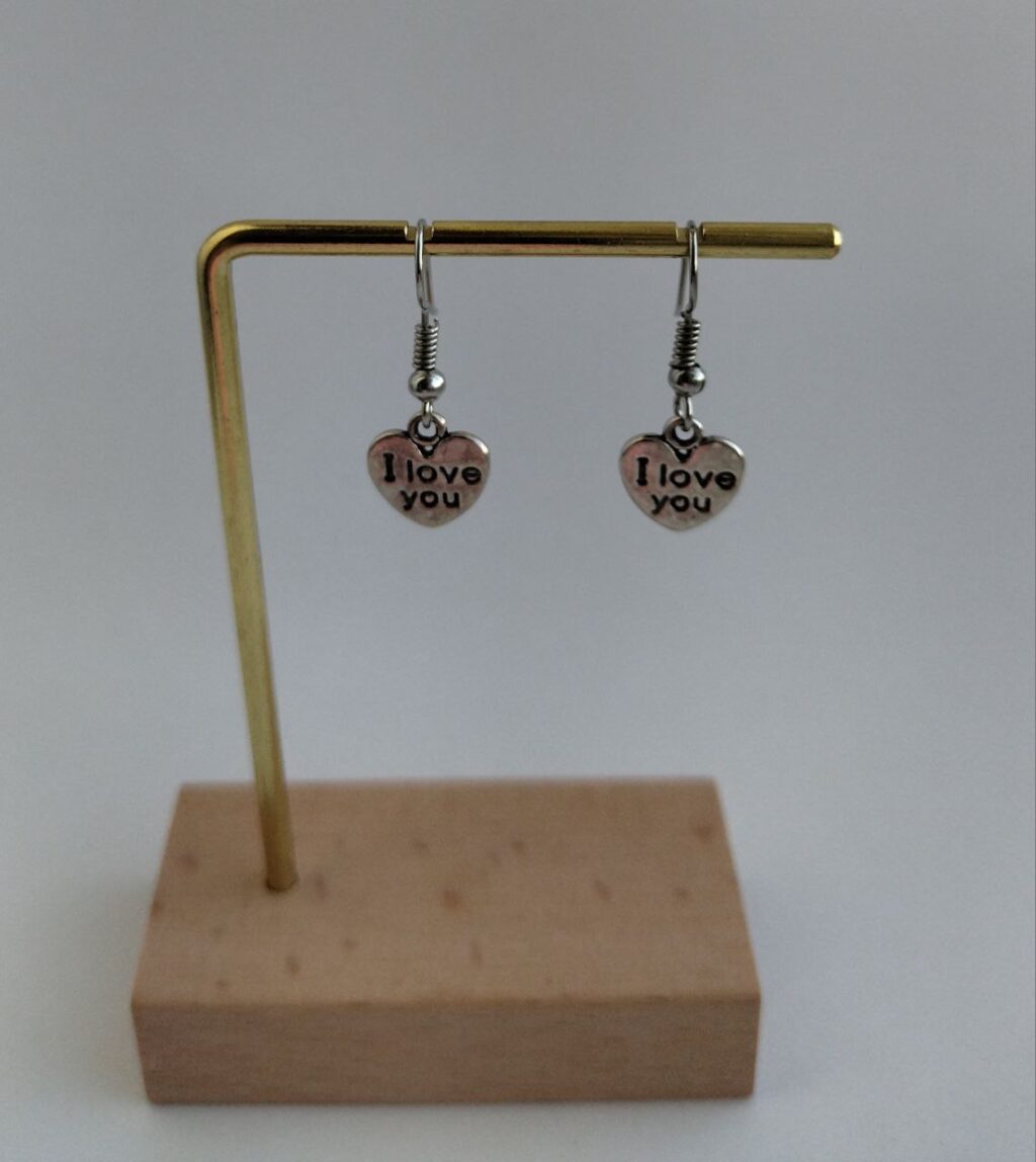 Серьги I LOVE YOU