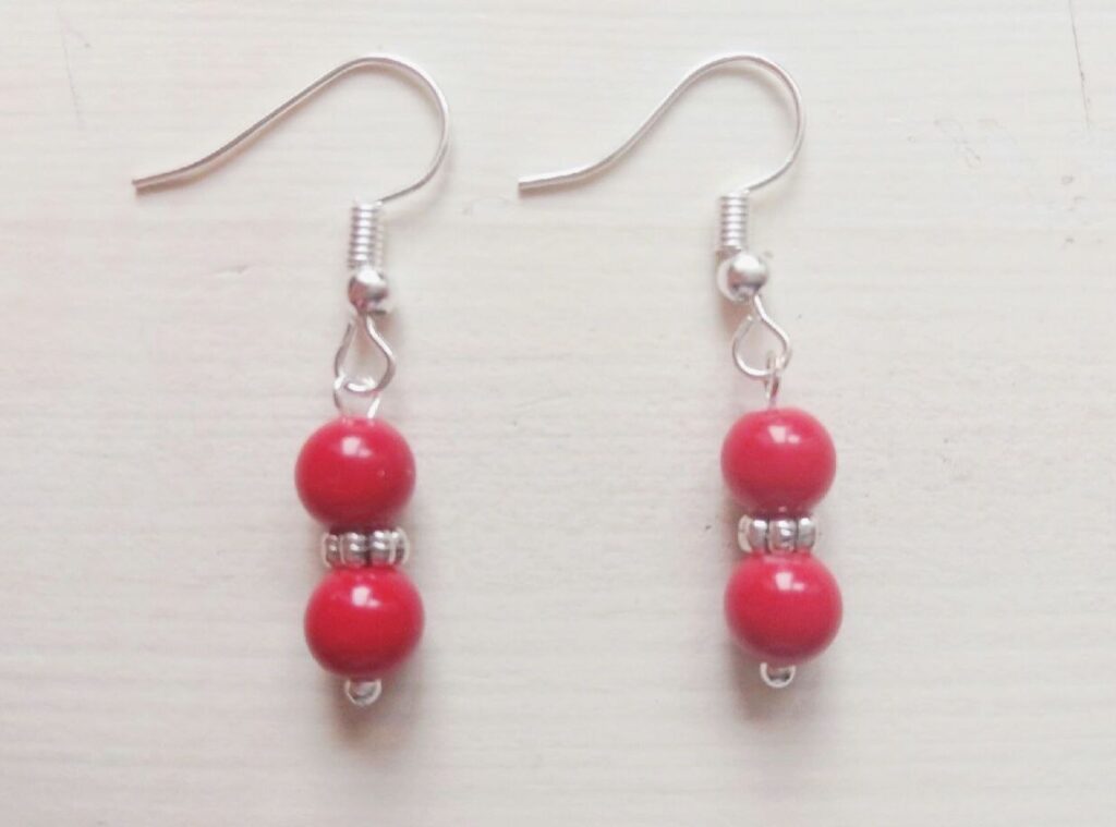 Серьги Коралл