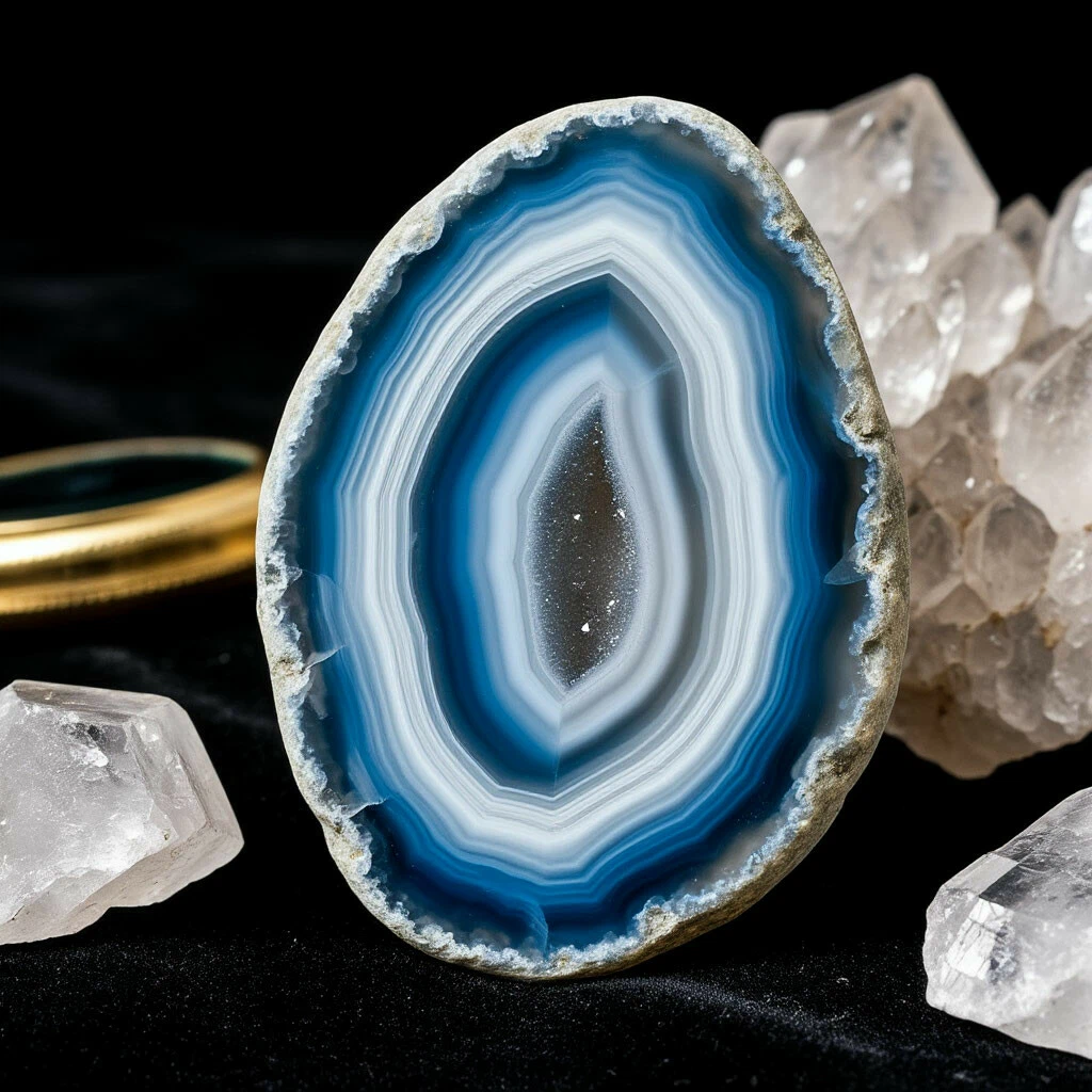 Как выглядит голубой агат: фото, описания и отличия