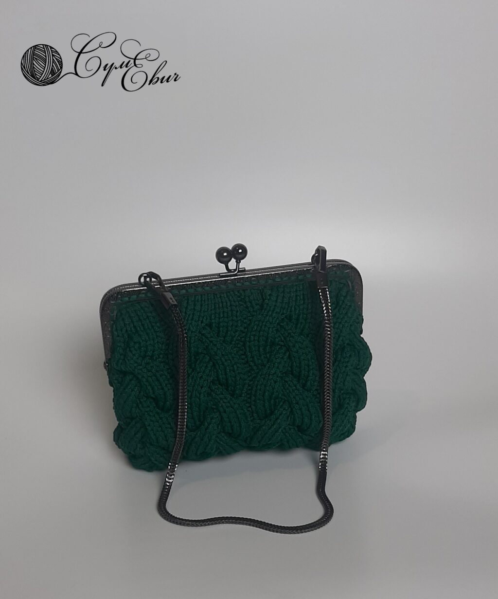 Сумочка вечерняя «косы»