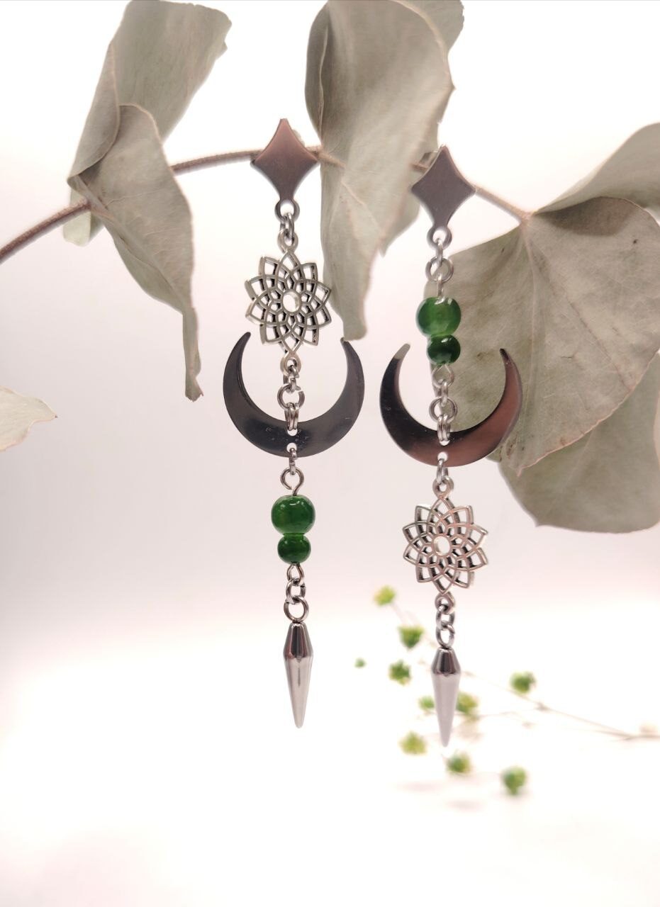 ПОДАРОК ЭЛЬБЕРЕТ. кольчужные серьги с хризолитом