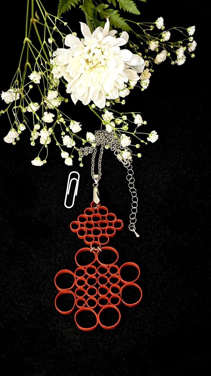 Комплект украшений квиллинг.