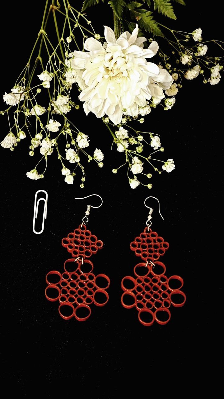 Комплект украшений квиллинг.