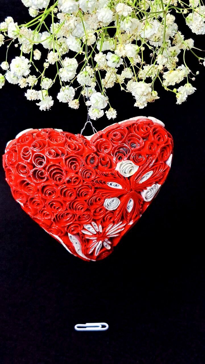 Двухстороннее объемное сердце «Валентинка»