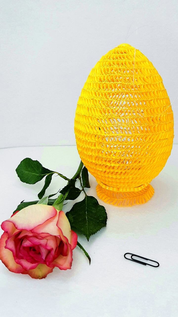 Пасхальное яйцо квиллинг ФАБЕРЖЕ