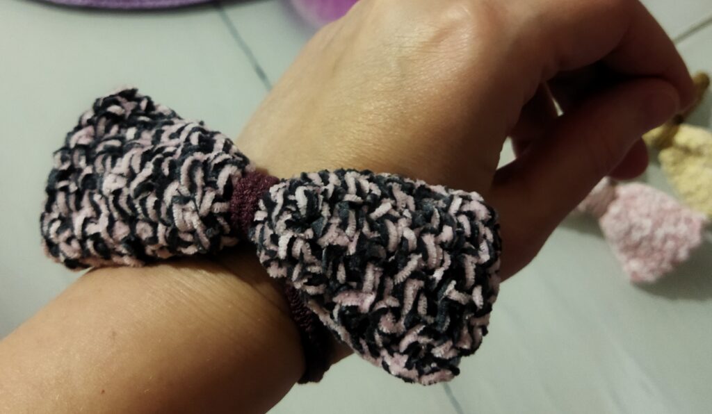 Резинки для волос «Бантики» набор 4 шт.