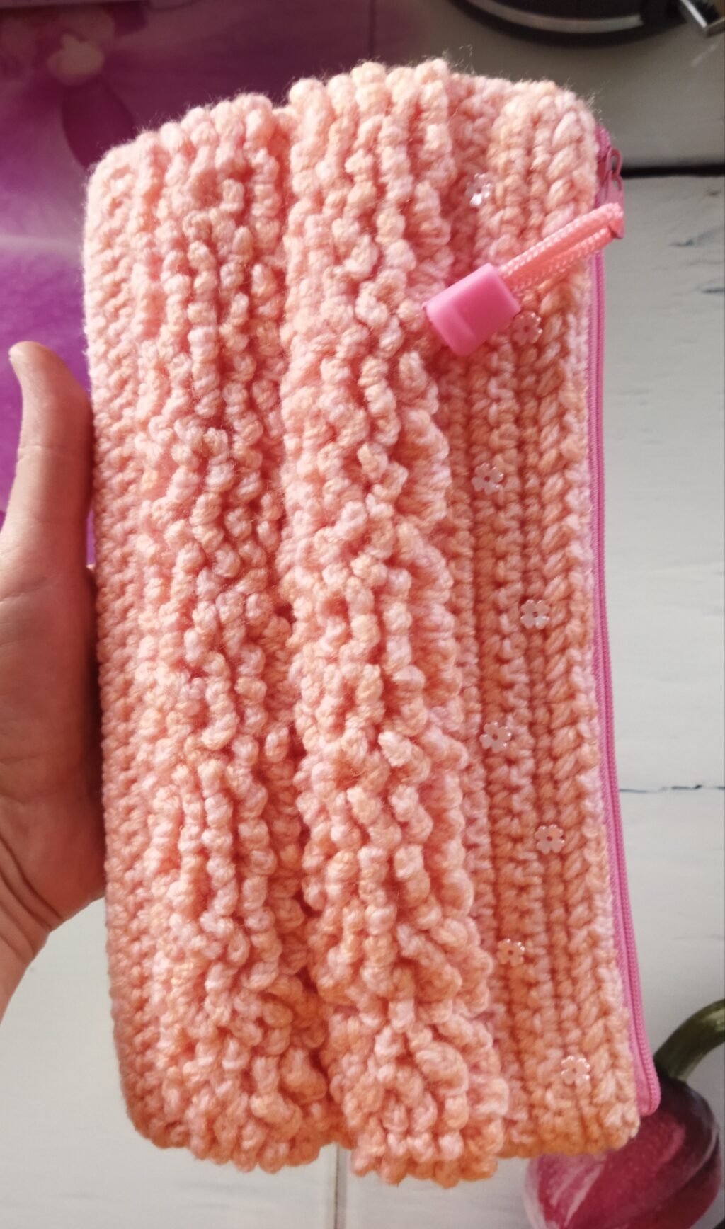 Косметичка «Розовая кудряшка»