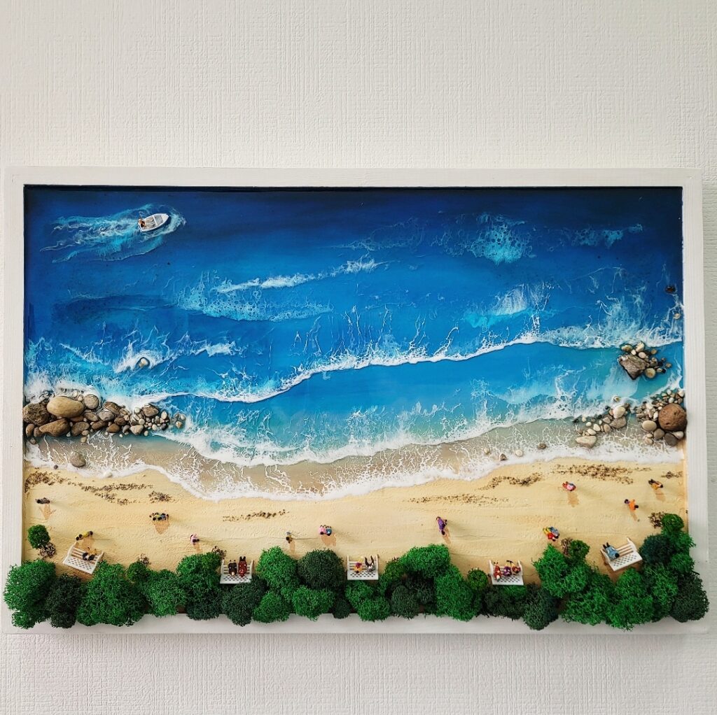 Картина «Море надежд» 60*40см из смолы