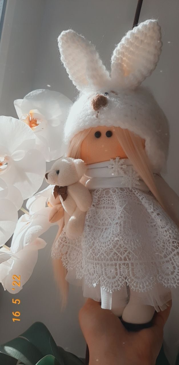 Кукла интерьерная текстильная