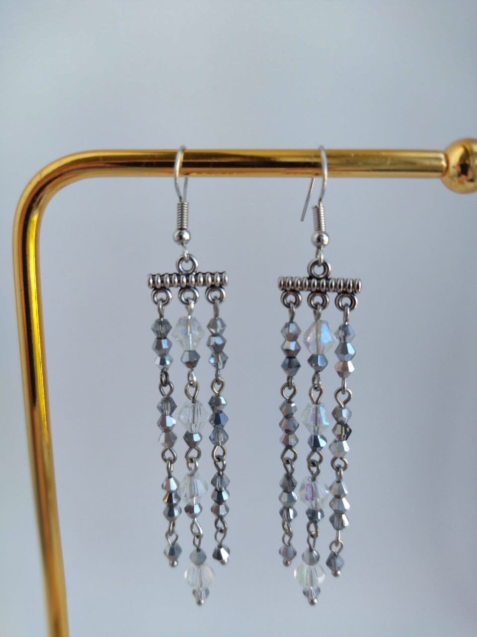 Серьги Серебряный дождь