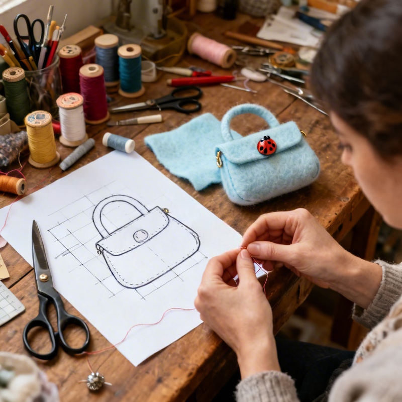 Шьём сумочку для куклы: 7 способов + выкройки на 3 размера