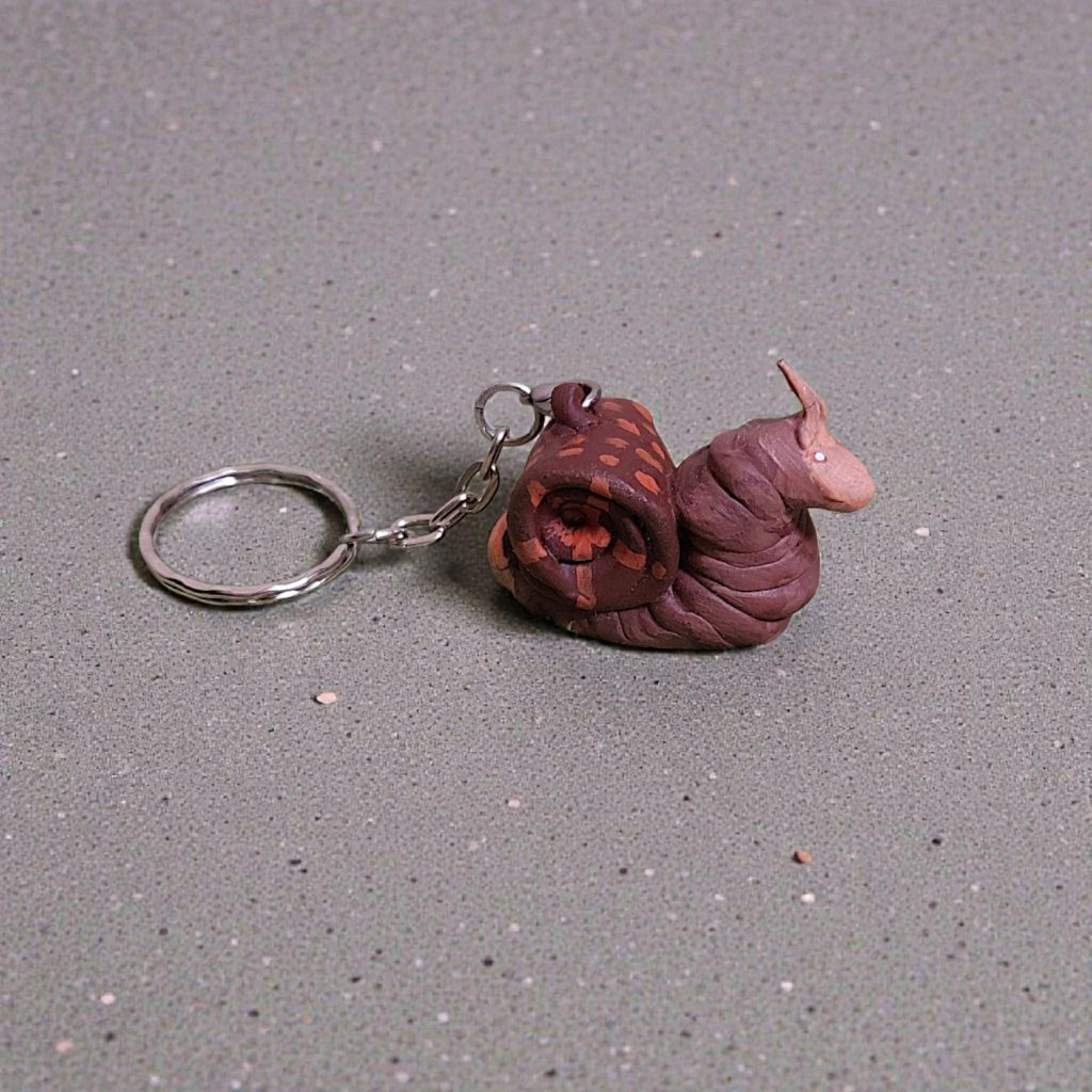 Брелок улитка ахатина