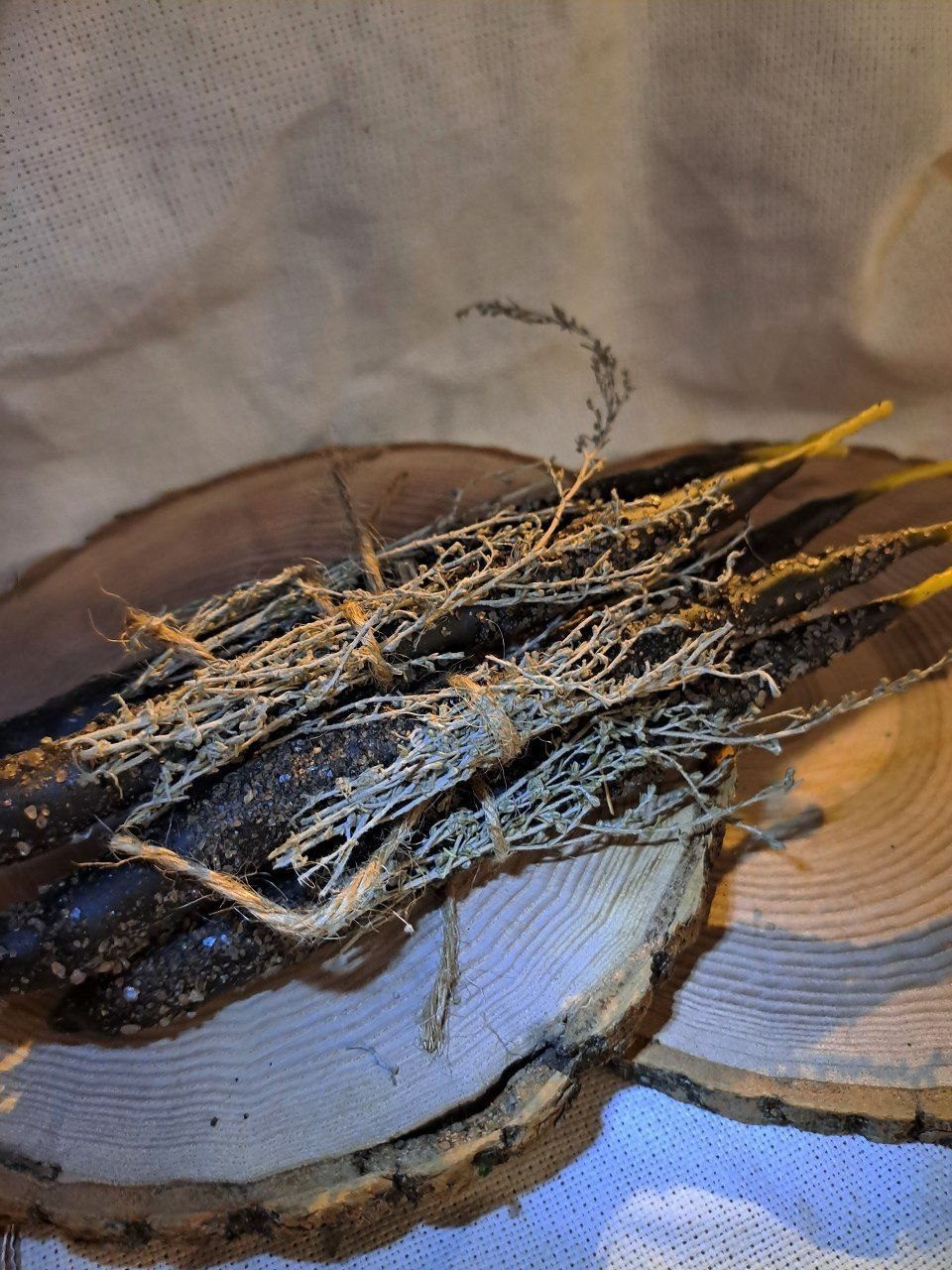 Пограммная маканная свеча защита и очищение с авторской четверговой солью