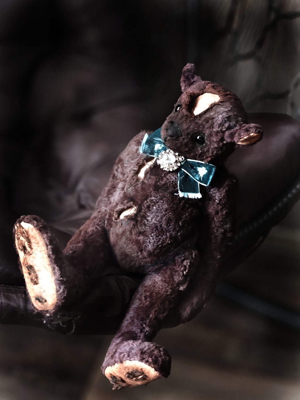 Винтажный плюшевый медведь