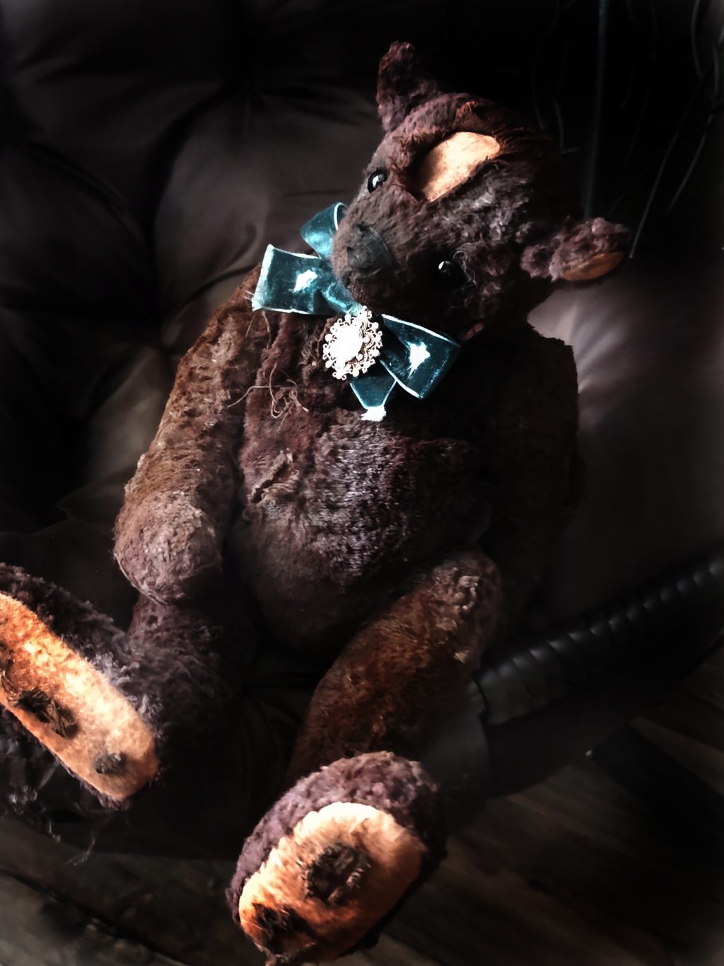 Винтажный плюшевый медведь