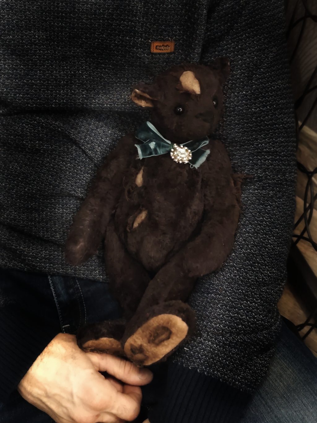 Винтажный плюшевый медведь